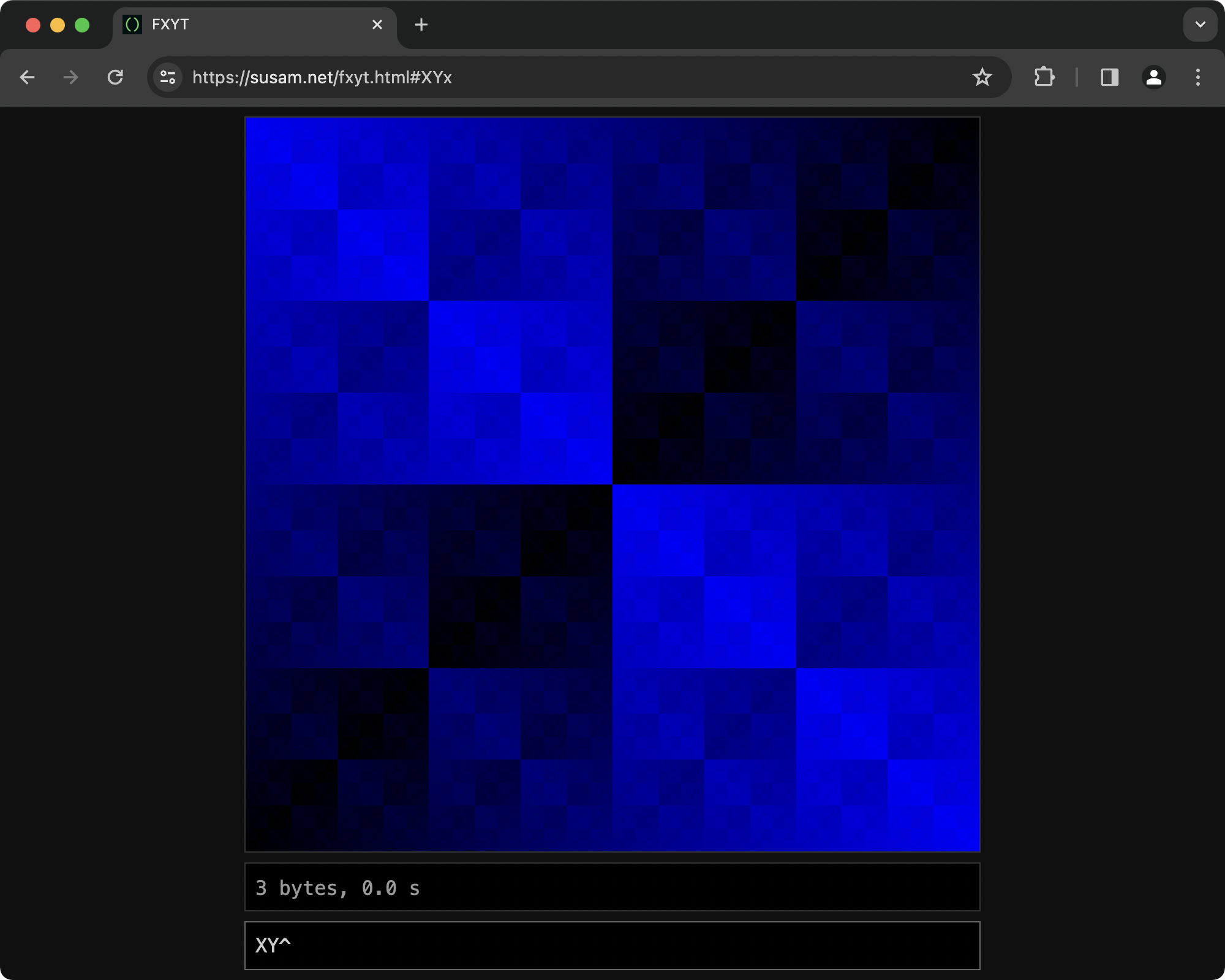Screenshot of XOR pattern
